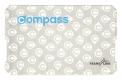 Image of the front side of a Compass Ticket.