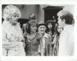 Press Kit photo.  Dick Shawn, Donna Wilkes, and Cliff Gorman.