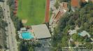 Aerial view of school building in 2006